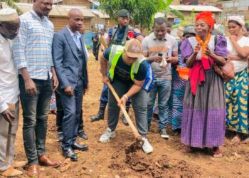 Bukavu/Environnement : La Bourgmestre intérimaire d’Ibanda lance le projet de reboisement sur l’avenue Chihamba