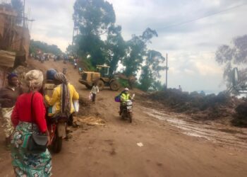 Bukavu/Infrastructures : la SOCOC lance les travaux de stabilisation provisoire sur la pente Lycée-Camp TV
