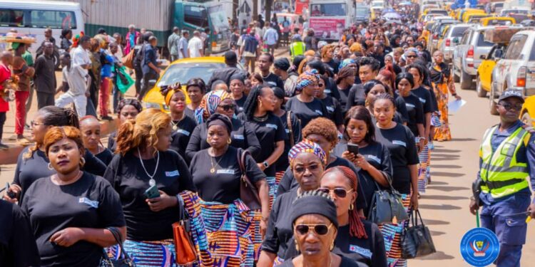 Sud-Kivu/JIF 2024 : Les femmes en noir dans la rue pour dénoncer le silence de la communauté internationale
