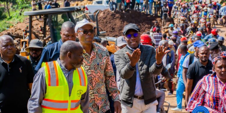 Bukavu : Pour des raisons de réhabilitation; le gouvernement provincial décide de fermer momentanément la route Lycée Wima-Camp Tv