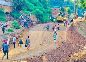 Bukavu : Amélioration de l’état du tronçon Lycée Wima-Camp Tv