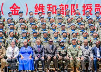 RDC : 21 ans après, 220 casques bleus du contingent chinois de la Monusco quittent le pays