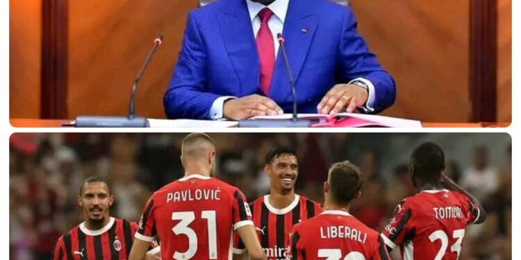 RDC/Tourisme : Bientôt la mention « Visit DRC » sur les maillots du club AC Milan ? Un projet d’accord avec cette équipe italienne a été validé en Conseil des ministres du vendredi.