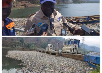 Bukavu : Les déchets jetés ici et là et qui finissent leurs courses à la centrale Rizizi 1, à la base des coupures intempestives du courant électrique dans la ville.(Jovy MULEMANGABO)