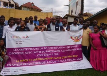 Sud Kivu: Lutter contre le Mpox, le CPCUS sensibilise les communautés sur le danger de cette épidémie