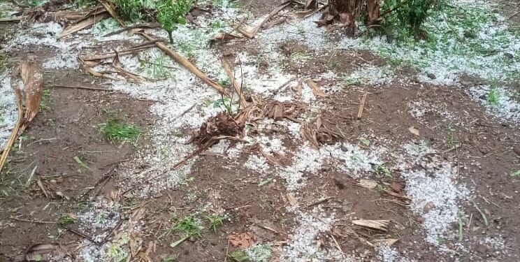 Walungu: Une forte pluie accompagnée de grêles fait des dégâts énormes dans le groupement de Luciga
