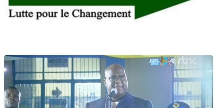 RDC : La LUCHA s’oppose à la révision de la constitution annoncée par le chef de l’État, en séjour à Kisangani