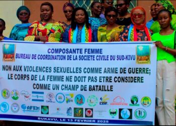 Sud-Kivu/Guerre d’agression : La Composante Femme de la Société Civile exige des actions immédiates contre les auteurs des violences sexuelles