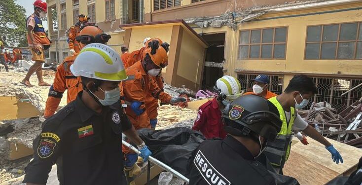 Séisme en Birmanie : L’OMS classe la catastrophe en urgence du niveau 3 et sollicite une aide de 8 millions USD
