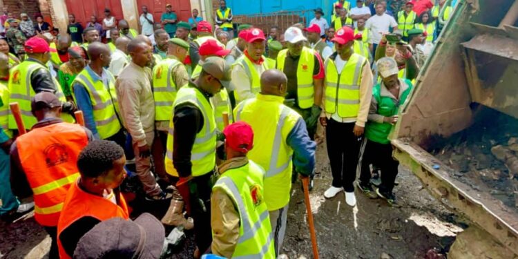 Bukavu : Lancement des activités d’hygiène, d’assainissement et de la protection de l’environnement