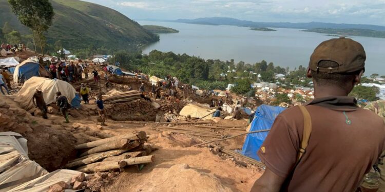 Éboulement mortel à Luhihi : les autorités provinciales de l’AFC/M23 suspendent les activités sur plusieurs puits d’or à risque