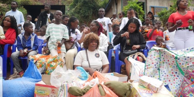 Bukavu : Le journaliste Loni Irenge exprime sa solidarité envers les enfants orphelins du centre CROFEM
