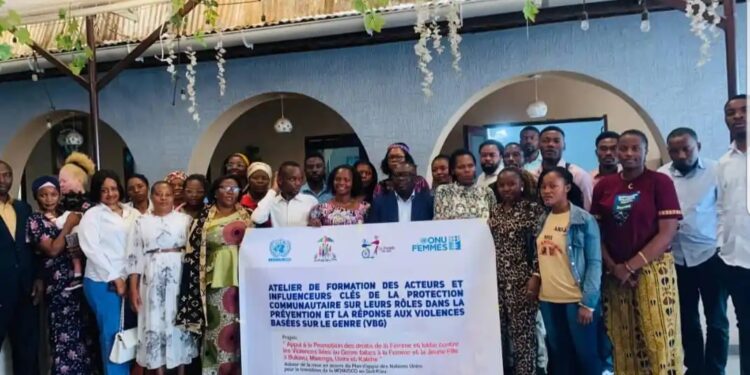 Sud-Kivu : Un atelier de formation des acteurs communautaires sur la prévention des VBG lancé par le consortium ARSF et La Prunelle