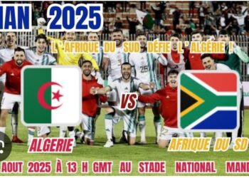 CHAN 2025 : LAfrique du sud et l’Algerie font un score nul
