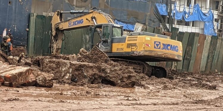 Bukavu : Des travaux dans le collecteur KAWA se poursuivent pour réduire les dégâts causés par le débordement des eaux de pluie