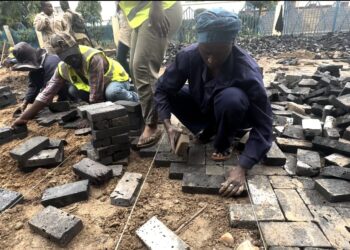 Bukavu : L’AFC/M23 intensifie les travaux de pavage des routes secondaires pour améliorer la mobilité urbaine