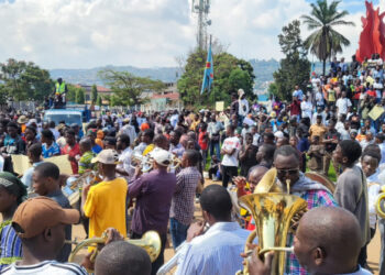 Bukavu: Des habitants dans la rue pour soutenir la paix, le vivre ensemble et le mouvement révolutionnaire AFC/M23