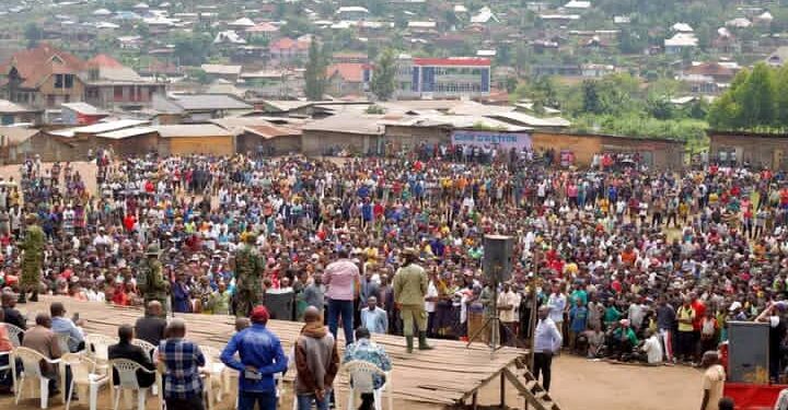 Sud Kivu : Une forte délégation de l&rsquo;AFC/M23 en itinérance avec le gouverneur Patrick Busu Bwa Ngwi dans le territoire de Kalehe