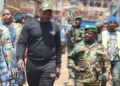 Kadutu: Le bourgmestre Me Byamungo Kazmiri sensibilise sur l&rsquo;idéologie de l&rsquo;AFC/M23 et inspecte les travaux de construction du pont Ngaba reliant Kadutu et Bagira