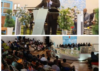 Bukavu: A l&rsquo;église 8ème CEPAC Ushirika kijana de kadutu, le vice-gouverneur Dunia Bwenge Doux prêche le vivre ensemble