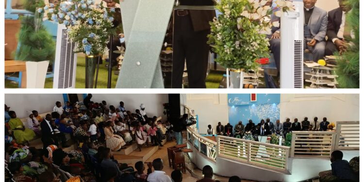 Bukavu: A l&rsquo;église 8ème CEPAC Ushirika kijana de kadutu, le vice-gouverneur Dunia Bwenge Doux prêche le vivre ensemble