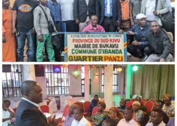 Bukavu: Le maire Nicolas Kyalangalilwa en tournée à Panzi et à Kadutu pour échanger avec les cadres de bases sur la sécurité, l&rsquo;assainissement et la cohésion sociale