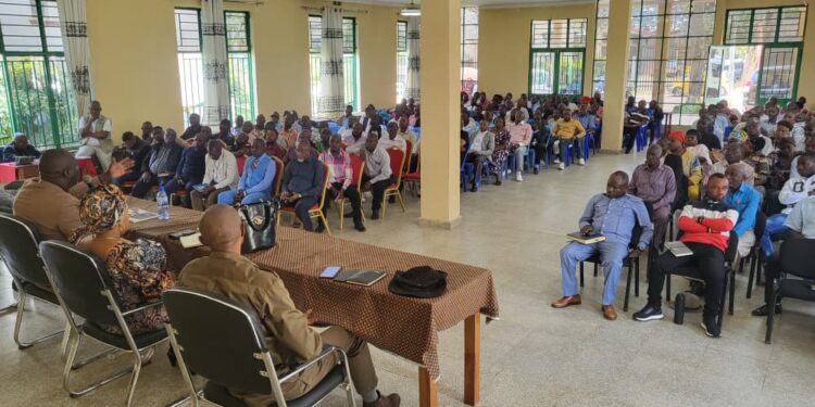 Bukavu: En réunion ordinaire de Mars, le vice-gouverneur Dunia Bwenge Doux réarme les cadres et insiste sur la sécurité des populations