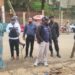 Bukavu: Dans sa tournée d’assainissement, le maire Nicolas Kyalangalilwa donne le go des travaux de débouchage des canalisations d’eau et ordonne le dégagement des trottoirs