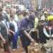 Bukavu: En supervision des travaux communautaires, le maire Nicolas Kyalangalilwa prend part au lancement des travaux de construction du bâtiment du quartier Nkafu, à Kadutu