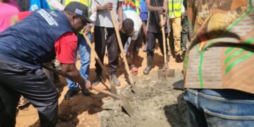 Bukavu: La mairie lance les travaux de construction des servitudes sur avenue Mulengeza, à Panzi