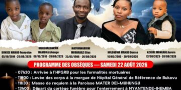 BUKAVU : Cinq morts dans un incendue survenu au quartier Nkafu en commune de kadutu